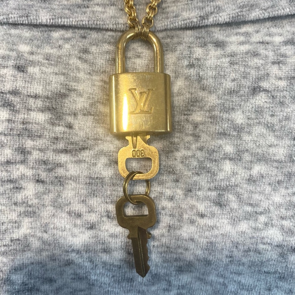 Louis Vuitton Lock & Key Necklace